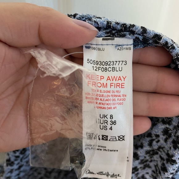 Miss Selfridge ruffled top - Picture 3 of 3